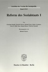 Reform des Sozialstaats I.