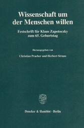 Wissenschaft um der Menschen willen.