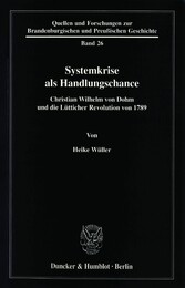 Systemkrise als Handlungschance.