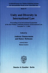 Unity and Diversity in International Law.