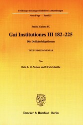 Gai Institutiones III 182 - 225.