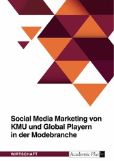 Social Media Marketing von KMU und Global Playern in der Modebranche