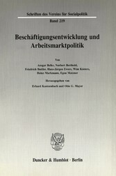 Beschäftigungsentwicklung und Arbeitsmarktpolitik.