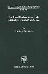 Die Identifikation strategisch gefährdeter Geschäftseinheiten.