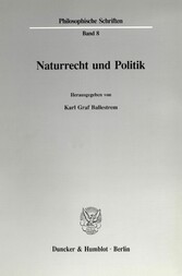 Naturrecht und Politik.