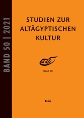 Studien zur Altägyptischen Kultur Band 50