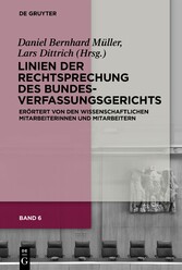 Linien der Rechtsprechung des Bundesverfassungsgerichts