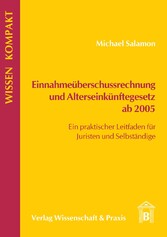 Einnahmeüberschussrechnung und Alterseinkünftegesetz ab 2005.