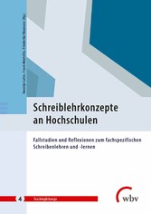 Schreiblehrkonzepte an Hochschulen