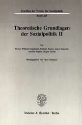 Theoretische Grundlagen der Sozialpolitik II.