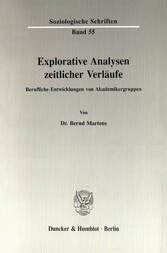 Explorative Analysen zeitlicher Verläufe.