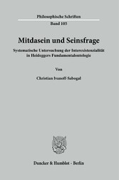 Mitdasein und Seinsfrage.