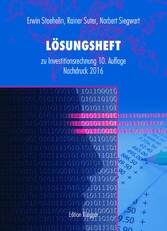 Lösungsheft - Investitionsrechnung