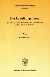 Die Urvolkhypothese.