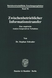 Zwischenbetrieblicher Informationstransfer.