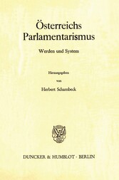 Österreichs Parlamentarismus.