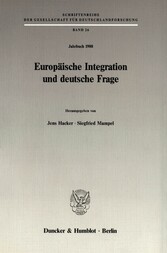 Europäische Integration und deutsche Frage.