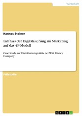 Einfluss der Digitalisierung im Marketing auf das 4P-Modell