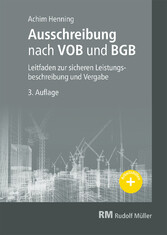 Ausschreibung nach VOB und BGB - E-Book (PDF)