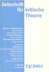 Zeitschrift für kritische Theorie / Zeitschrift für kritische Theorie, Heft 13