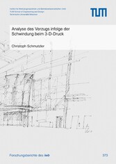 Analyse des Verzugs infolge der Schwindung beim 3-D-Druck