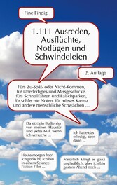 1.111 Ausreden, Ausflüchte, Notlügen und Schwindeleien