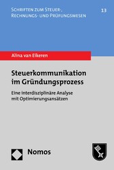 Steuerkommunikation im Gründungsprozess