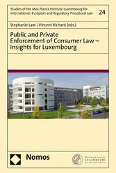 Public and Private Enforcement of Consumer Law - Insights for Luxembourg