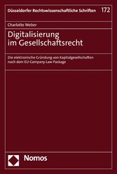 Digitalisierung im Gesellschaftsrecht