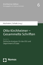 Otto Kirchheimer - Gesammelte Schriften