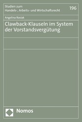 Clawback-Klauseln im System der Vorstandsvergütung