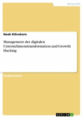 Management der digitalen Unternehmenstransformation und Growth Hacking