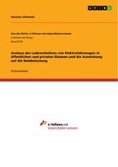 Analyse des Ladeverhaltens von Elektrofahrzeugen in öffentlichen und privaten Räumen und die Auswirkung auf die Netzbelastung