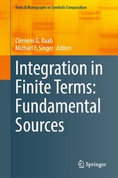 Integration in Finite Terms: Fundamental Sources