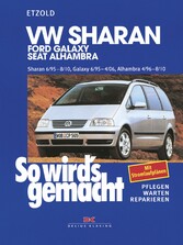 VW Sharan 6/95-8/10, Ford Galaxy 6/95-4/06, Seat Alhambra 4/96-8/10