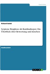 Scipione Borghese als Kardinalnepot. Ein Überblick über Bewertung und Ansehen