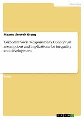 Corporate Social Responsibility. Conceptual assumptions and implications for inequality and development