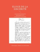 Eloge de la sincérité