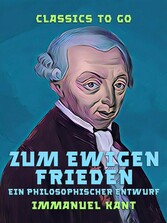 Zum ewigen Frieden Ein Philosophischer Entwurf