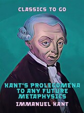 Kant's Prolegomena to Any Future Metaphysics