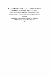 Vorschläge und Gutachten zur Reform des deutschen internationalen Personen-, Familien- und Erbrechts