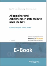 Allgemeiner und Arbeitnehmer-Datenschutz nach DS-GVO (E-Book)