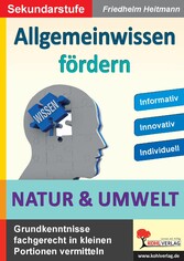 Allgemeinwissen fördern NATUR und UMWELT