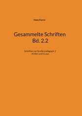 Gesammelte Schriften Bd. 2.2