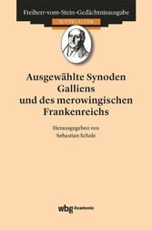 Ausgewählte Synoden Galliens und des merowingischen Frankenreichs