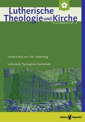 Lutherische Theologie und Kirche, Gerhard Rost zum 100. Geburtstag - Einzelkapitel - Konrad Küster, Musik im Namen Luthers. Laudatio anlässlich der Verleihung des Hermann-Sasse-Preises 2021 in Herford