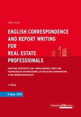 English Correspondence and Report Writing for Real Estate Professionals