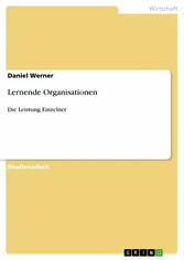 Lernende Organisationen