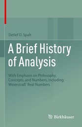 A Brief History of Analysis