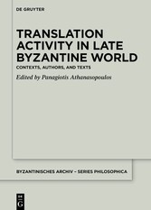 Translation Activity in Late Byzantine World